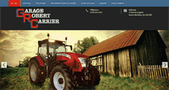 Desktop Screenshot of garagerobertcarrier.com